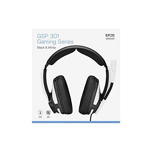 EPOS ゼンハイザー Sennheiser GSP301 ゲーミングヘッドセット 密閉型 ノイズキャンセルマイク ホワイト｜tachibanamarketpro｜05