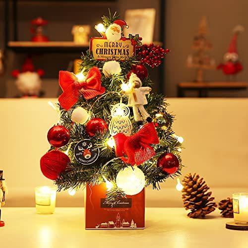 偉大な クリスマス ツリー 卓上 50cm レッド Ledイルミネーション オーナメント ミニツリー クリスマス飾り りんご 写真 飾り Myuse Wantannas Go Id