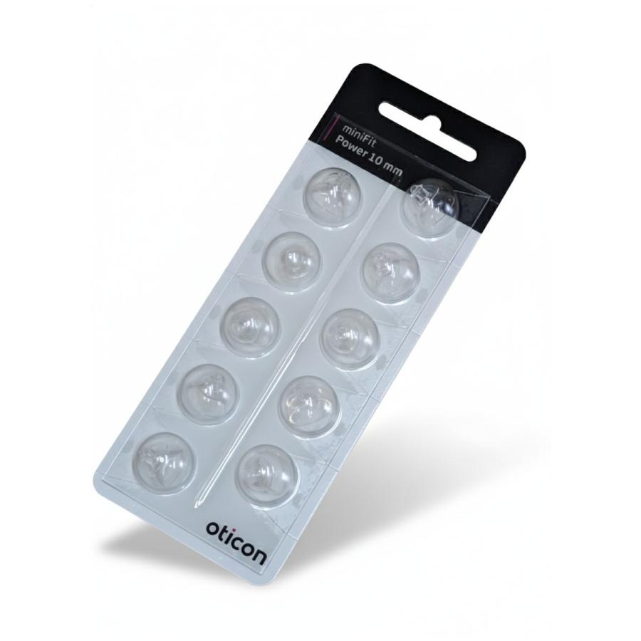 オーティコン/oticon/補聴器用耳栓/ミニフィット パワードーム/直径10mm/10個入り（Yahoo!・立川補聴器センターYahoo!店）