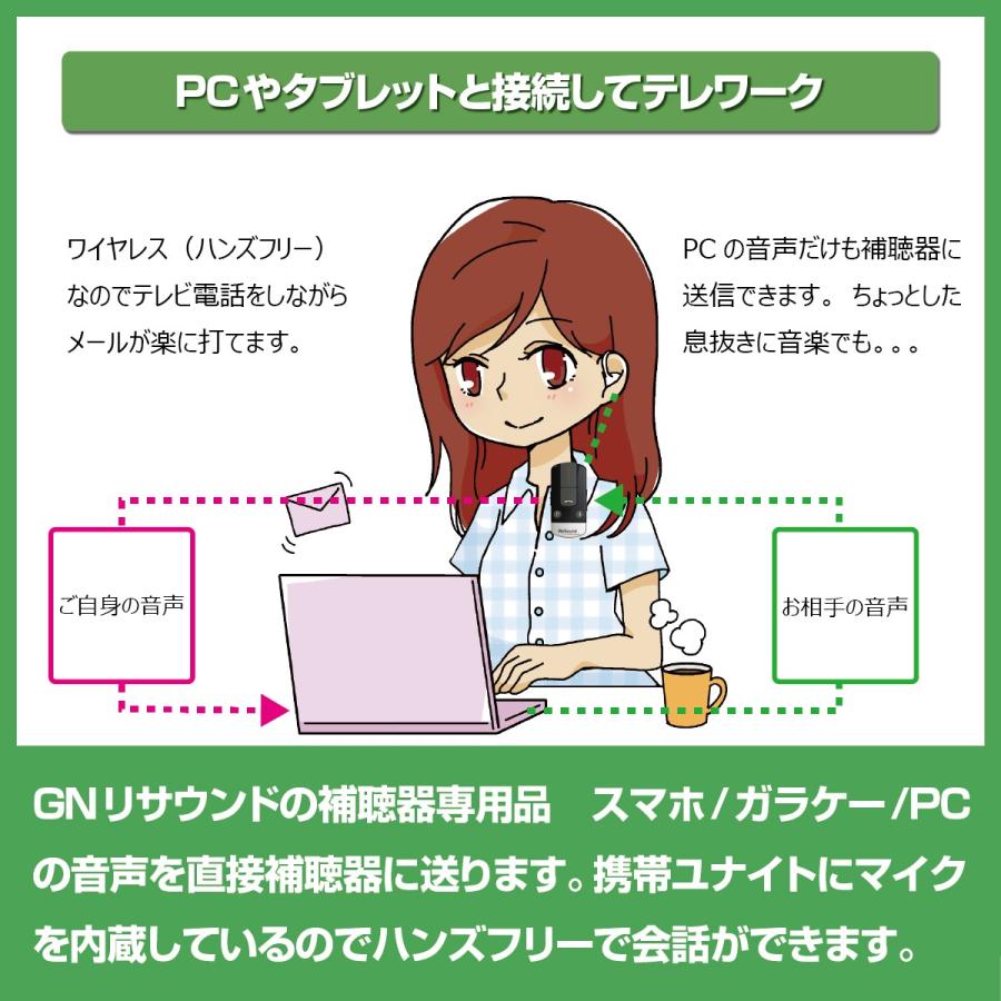 ReSound GNリサウンド/携帯ユナイト/bluetooth機器と補聴器を ReSound GNリサウンド/携帯ユナイト/bluetooth機器と補聴器を