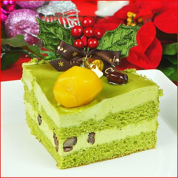 クリスマスケーキ 2026 予約 プレゼント ギフト スイーツ お菓子 送料無料 抹茶クリスマスケーキ 5号 早割 早期割引 | たちかわ | 03