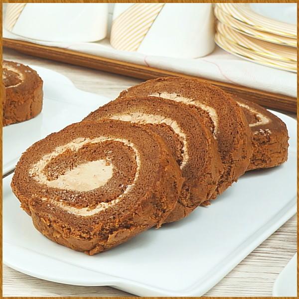 バレンタイン プレゼント ギフト お菓子 ロールケーキ 冷凍 訳あり カットロール チョコレート 8切れ | たちかわ | 01