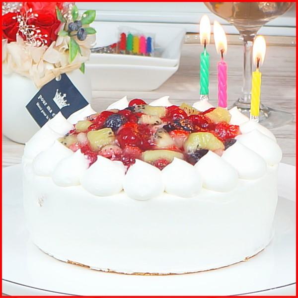 バレンタイン プレゼント ギフト お菓子 誕生日ケーキ バースデーケーキ 子供 人気 送料無料 ミックスベリー生デコレーションケーキ 5号 | たちかわ | 04
