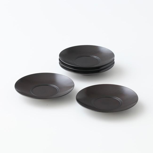 たち吉 黒染 茶托 茶托 茶たく コースター 来客用 お茶セット 5枚セット 茶器 山中塗 天然木製 漆器 贈り物 ギフト プレゼント 京都たち吉 通販 Yahoo ショッピング