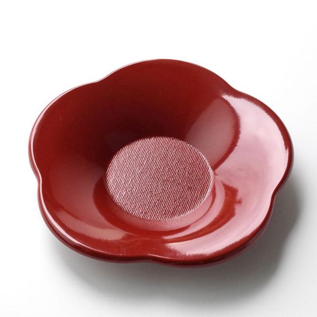 たち吉 朱塗梅 茶托 茶托 茶たく コースター 来客用 お茶セット 5枚セット 梅型 茶器 越前塗 贈り物 ギフト プレゼント 652 0243 京都たち吉 通販 Yahoo ショッピング