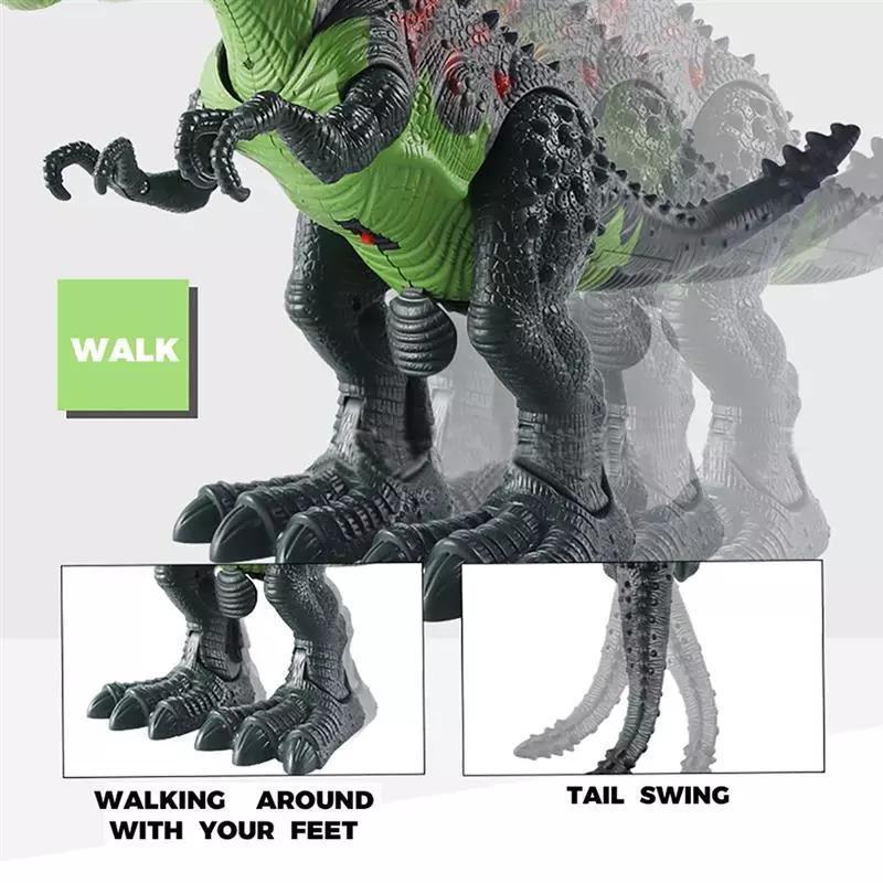 リモコン付き恐竜ロボット おもちゃ 5ピースセット 動物モデル ティラノサウルスレックス 電気歩行｜tachikishop｜05