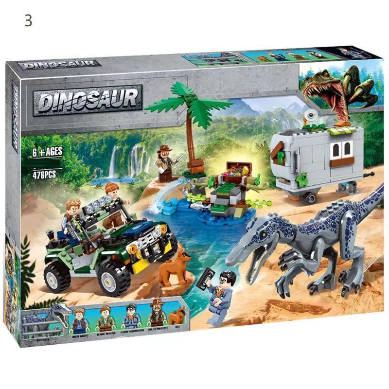 レゴブロック LEGO ジュラシック・ワールド T-レックス vs. メカきょうりゅう 75938 恐竜 ダイナソー互 換品 子供プレゼント｜tachikishop｜04