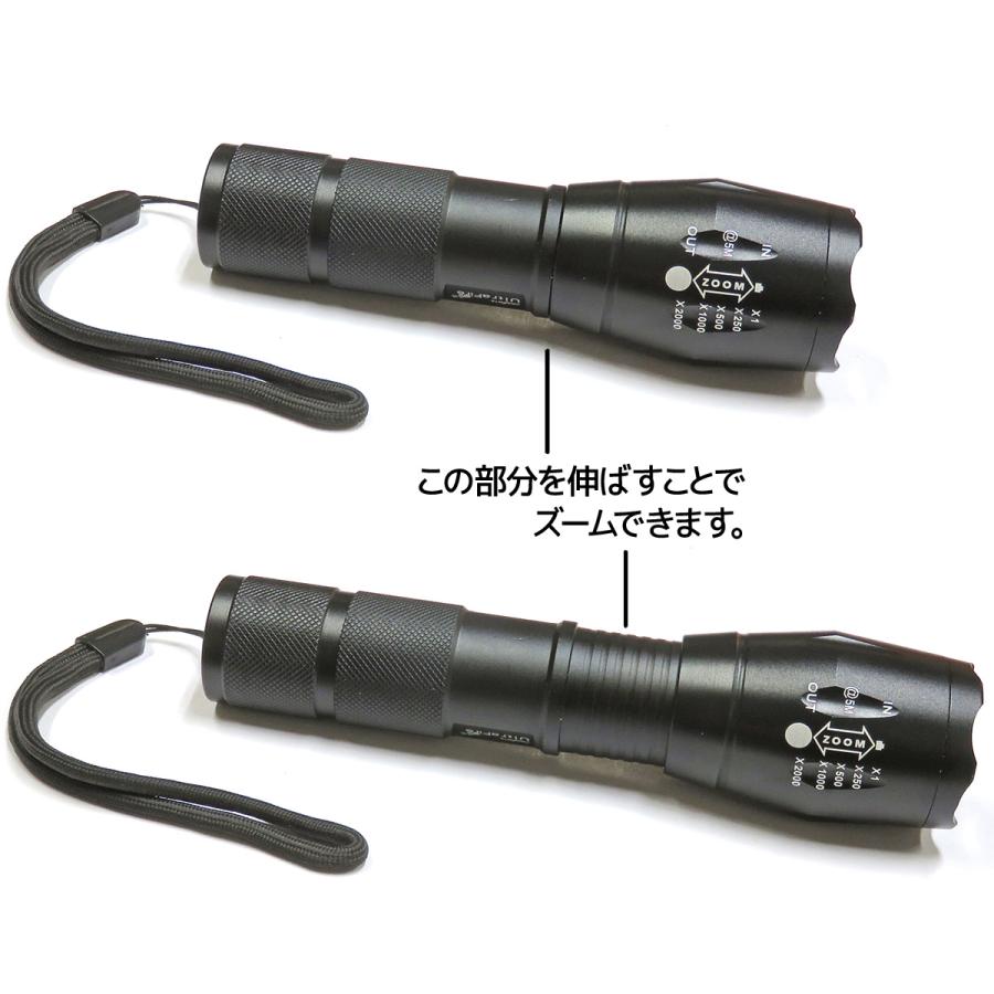 ハイパワーLEDハンディライト/懐中電灯/フォーカスズーム機能 ハイパワーLEDハンディライト/懐中電灯/フォーカスズーム機能