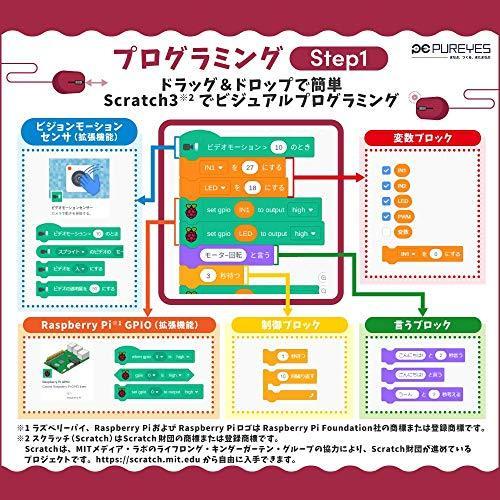 ラズベリーパイ と スクラッチ ではじめる 電子工作 ブロック プログラミング 初心者 キット 小学校高学年 安心の定価販売