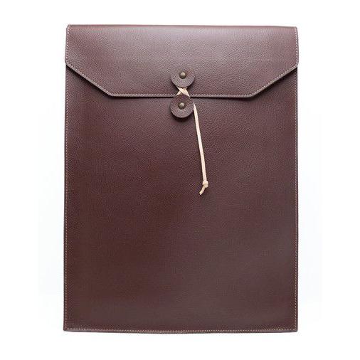 A4 書類ケース 持ち運び 封筒 レザーケース 革 ビジネスバック