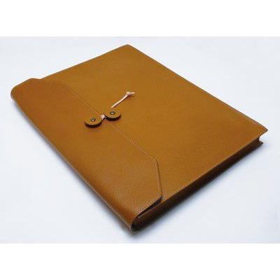 A4サイズ書類ケース 持ち運び 封筒型レザーケース 本革 ビジネスバック