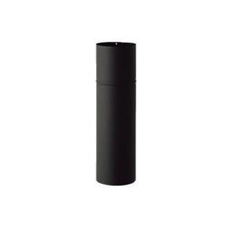 ステンレス 黒耐熱 煙突 半直筒 (φ106mm or φ100mm)×H455mm 厚み0.3mm