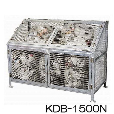 安い メッシュごみ収集庫 150 KDB-1500N 組立式 買物 yuas 大型ゴミ箱 グリーンライフ ゴミ集積箱
