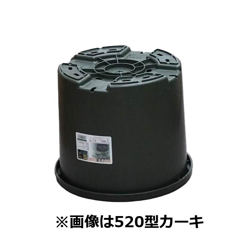 10個) AZポット385型 カーキ 約22L 観葉植物・野菜栽培用 穴有 (法人