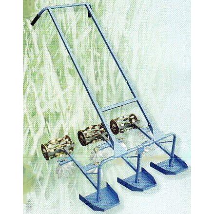 今季完売 2026年以降)人力株間除草機 3条用 SW-3N パディー