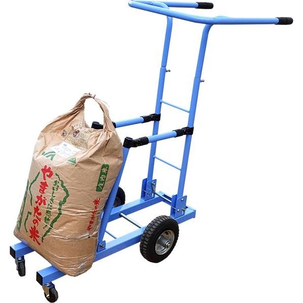 (折り畳み式) うんぱんマン RD-30 米袋運搬台車 美善 ウンパンマン 米袋移動台車 組立式 (zs)