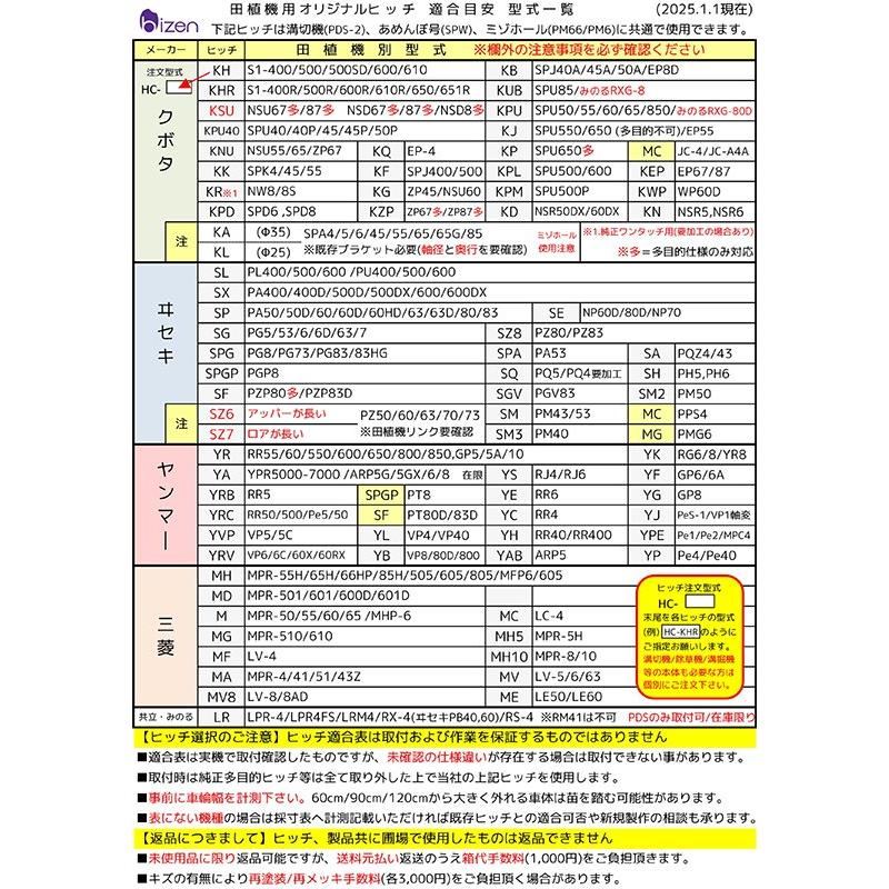 水田用溝切機 PDS-2 ヒッチ無 田植機アタッチメント溝切機 田植機用溝切機 水田 溝切り機 田植え機 美善 個人宅配送不可 ※ヒッチは付属しておりません | ブランド登録なし | 05