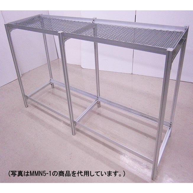 アルミベンチ 800幅 棚 1段タイプ MMN8-1 温室用 フラワースタンド
