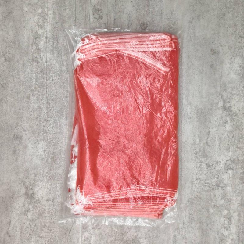 100枚入 高品質 高耐久 青果ネット) 赤 5kg 用 約30×48cm モノフィラ