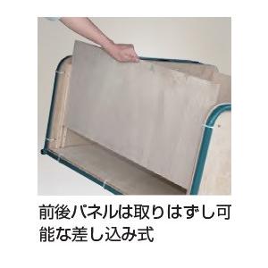 ハラックス スチールリヤカー スチール製 リヤカー SSR-5NG 合板パネル