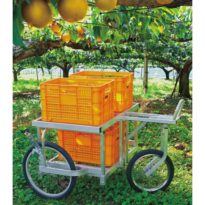 タナッコ TC-956NB 果樹収穫台車 ぶどう、梨などの収穫に 三輪台車