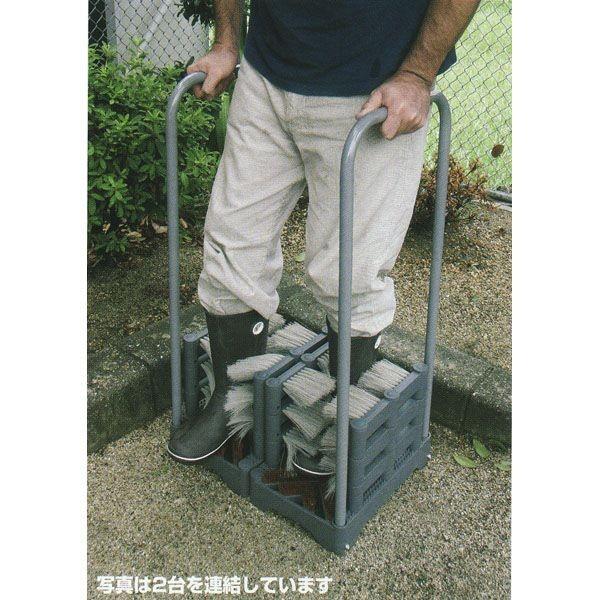 (お買い得 2台セット) 長靴清掃台 雪泥落し AEV-105-003 2台セット ハラックス テラモト (法人個人選択)
