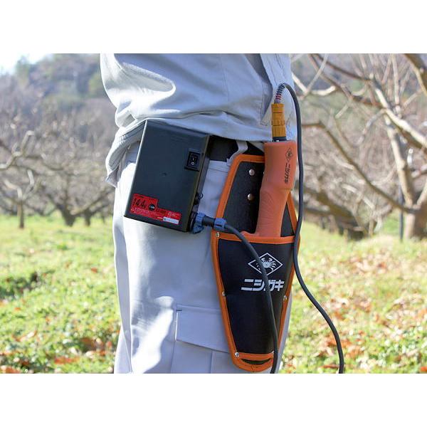 ニシガキ工業 充電式剪定鋏 太丸ハンディ25 N-928 (バッテリー充電器