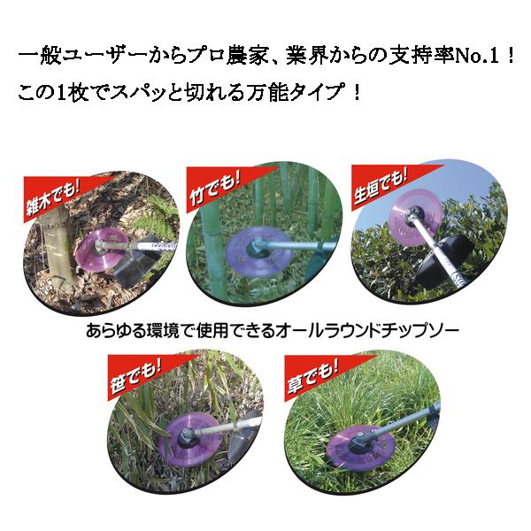 ツムラ (25枚セット特価) チップソー L-52 金色 限定色 草刈刃 255mm