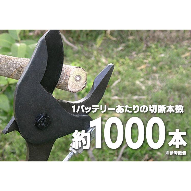 ニシガキ工業 (動画あり) N-722 太丸MAX40 2.0m (バッテリー2個・充電