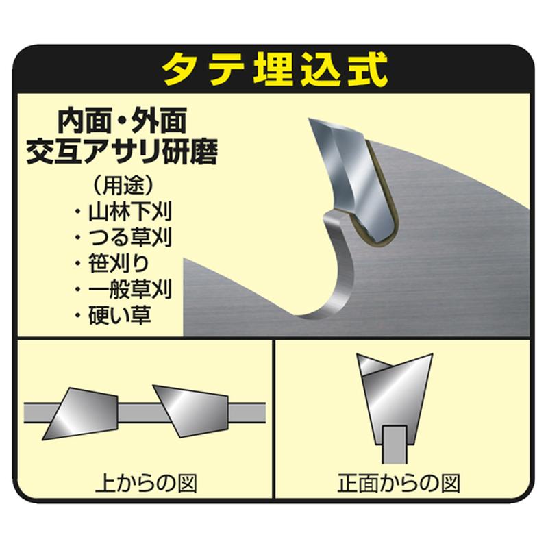 ツムラ (3枚セット) 津村鋼業 チップソー 栄印T型 255mm×36P 3枚 超