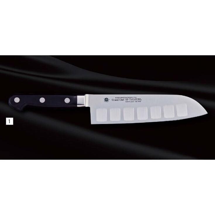 堺孝行 (特選国産品 正規品) グランドシェフSP 三徳 180mm (表のみ