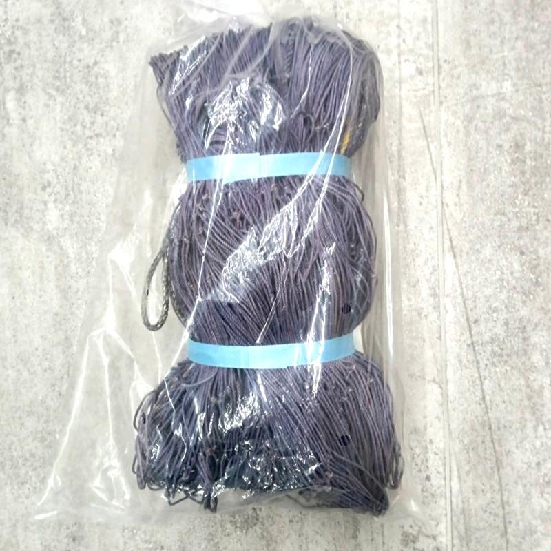 紫色) 再生海苔網 1枚 多用網 6尺幅広 1.8m×18m 網目15cm角 多用途網