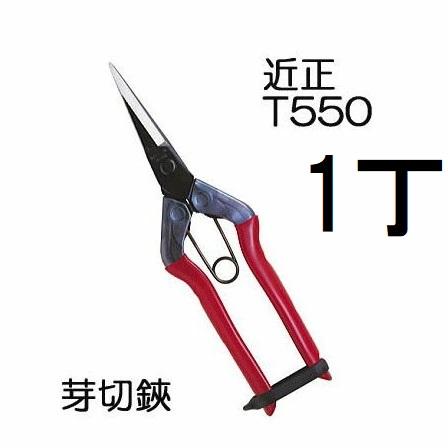 8丁迄メール便￥300可) (標準包装) 近正 芽切鋏 T-550 園芸鋏 本職園芸