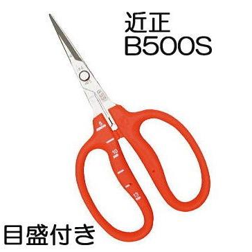 メール便￥300可) (標準包装) 近正 ステンレス ぶどう鋏 B-500S S型