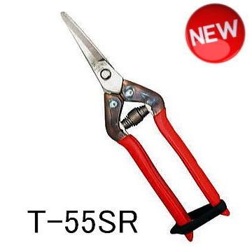 CHIKAMASA（近正） 本職用ステンレス 収穫鋏 曲刃 T-55SR チカマサ