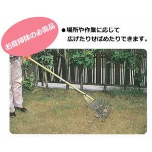 八ツ矢工業 熊手 八ツ矢くまで 中線 (18本爪) スチールレーキ
