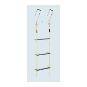 八ツ矢工業 アルミ縄ばしご MSカギ付 5m 120500 YATSUYA ヤツヤ 避難用縄はしご 避難ハシゴ