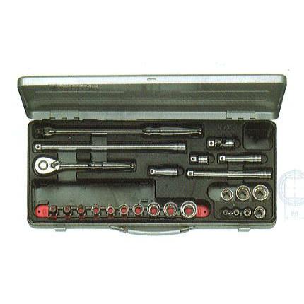 KTC 9.5sq. ソケットレンチセット 25点 TB317X KTC京都機械工具