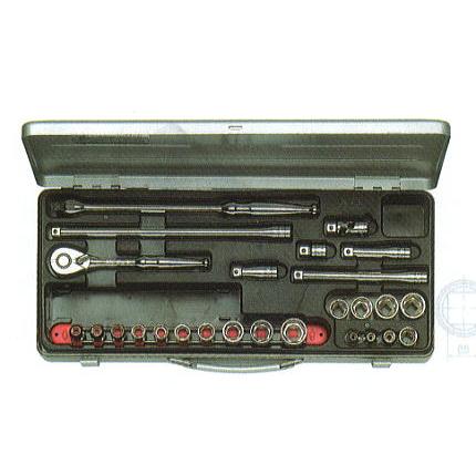 KTC 9.5sq.ソケットレンチセット 26点 TB318 KTC京都機械工具 KTC 9.5sq.ソケットレンチセット 26点 TB318 KTC京都機械工具