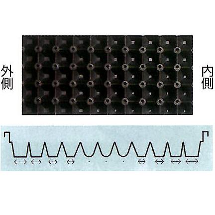 50枚セット) 育苗箱 すくすく 茶色 (中敷き不要) 軽労化育苗箱 お