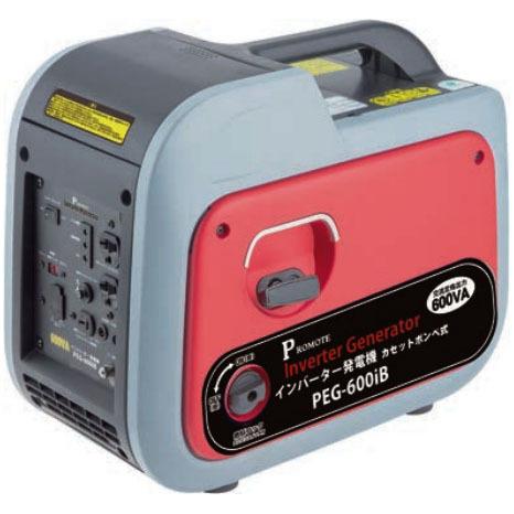 プロモート カセットボンベ式 インバーター発電機 PEG-600iB 定格出力 