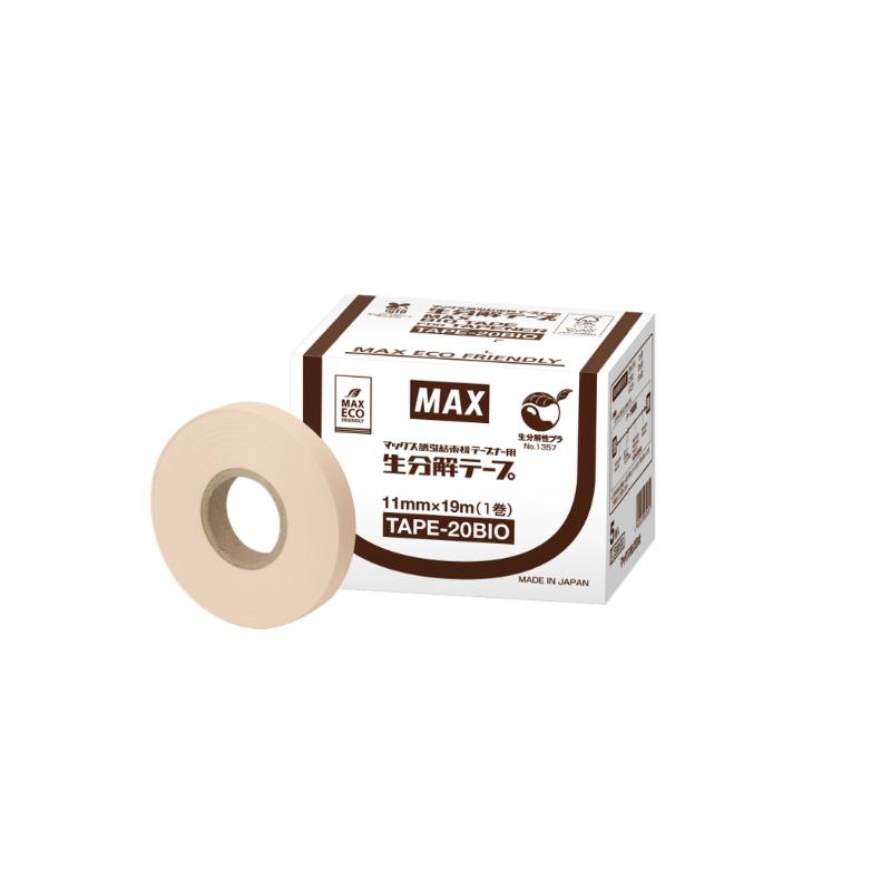生分解テープ TAPE-20BIO 1箱(5巻入) ベージュ MAX マックス 園芸用