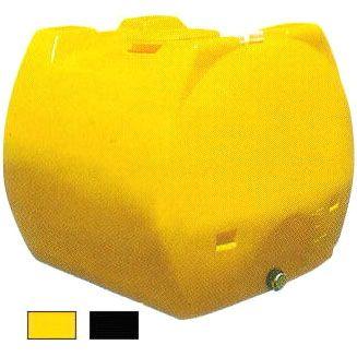 モリマーサム樹脂工業 ローリータンク SL-1200 黄色・黒色 1200L (40Aフィッティング 止水栓) (個人宅配送不可)　yuas｜tackey