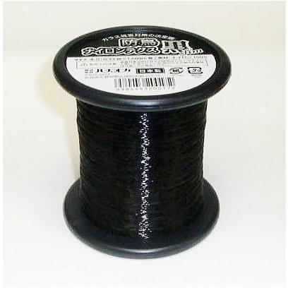 ハナオカ 防鳥 ナイロンテグス 黒 スリム YTB-410 1000ｍ×1巻 鳥よけ黒糸 黒テグス (レターパックにて発送予定) の商品画像