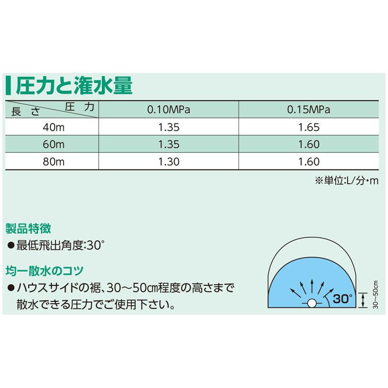 住化農業資材 (100m巻) (2巻セット特価) 灌水ホース スミサンスイ R