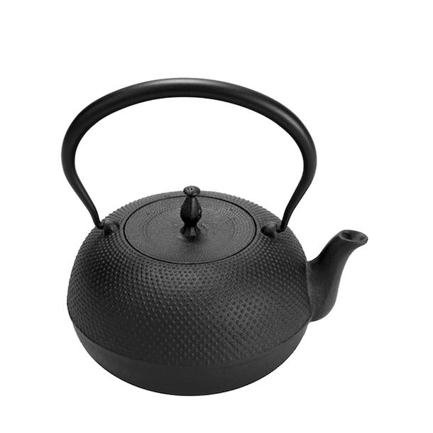 及源鋳造 (正規品 特選国産品) (鉄瓶+瓶敷 2点セット) 鉄瓶 観月アラレ