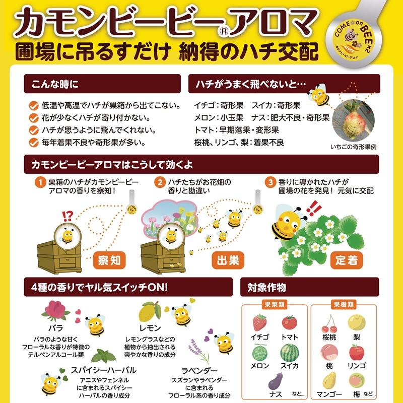ミツバチ誘引剤 カモンビービーアロマ 1袋(10パック入) アピ : ザ