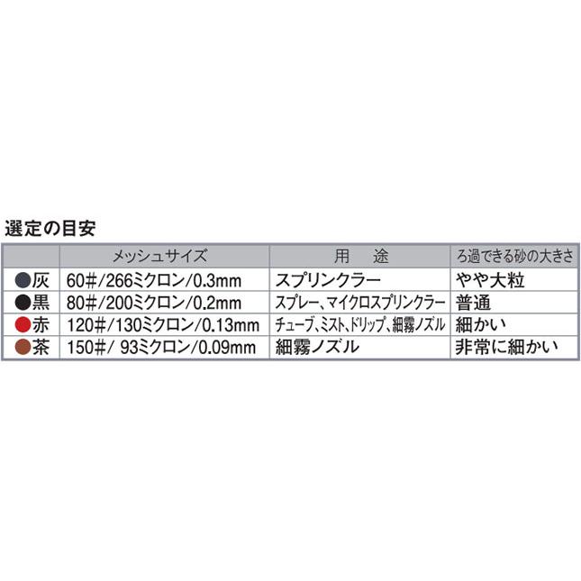 ろ過器 スクリーンフィルター AKY38740 取付口径40mm サンホープ 濾過器 サンドフィルター｜tackey｜03