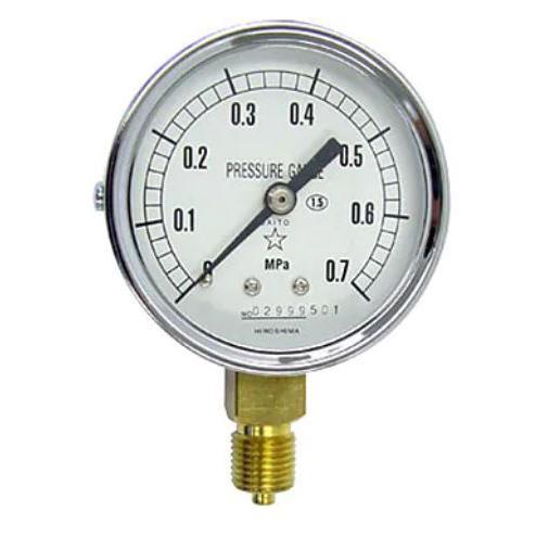 ろ過器用 0.7Mpa 圧力計 AT14 1/4