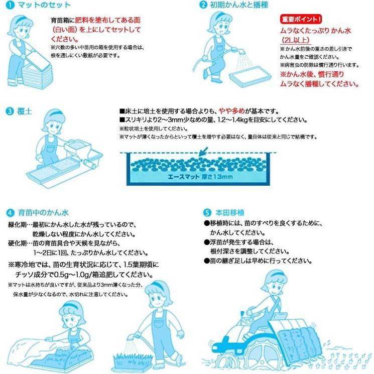 30枚入) 水稲育苗マット エースマット 水稲育苗用ロックウールマット